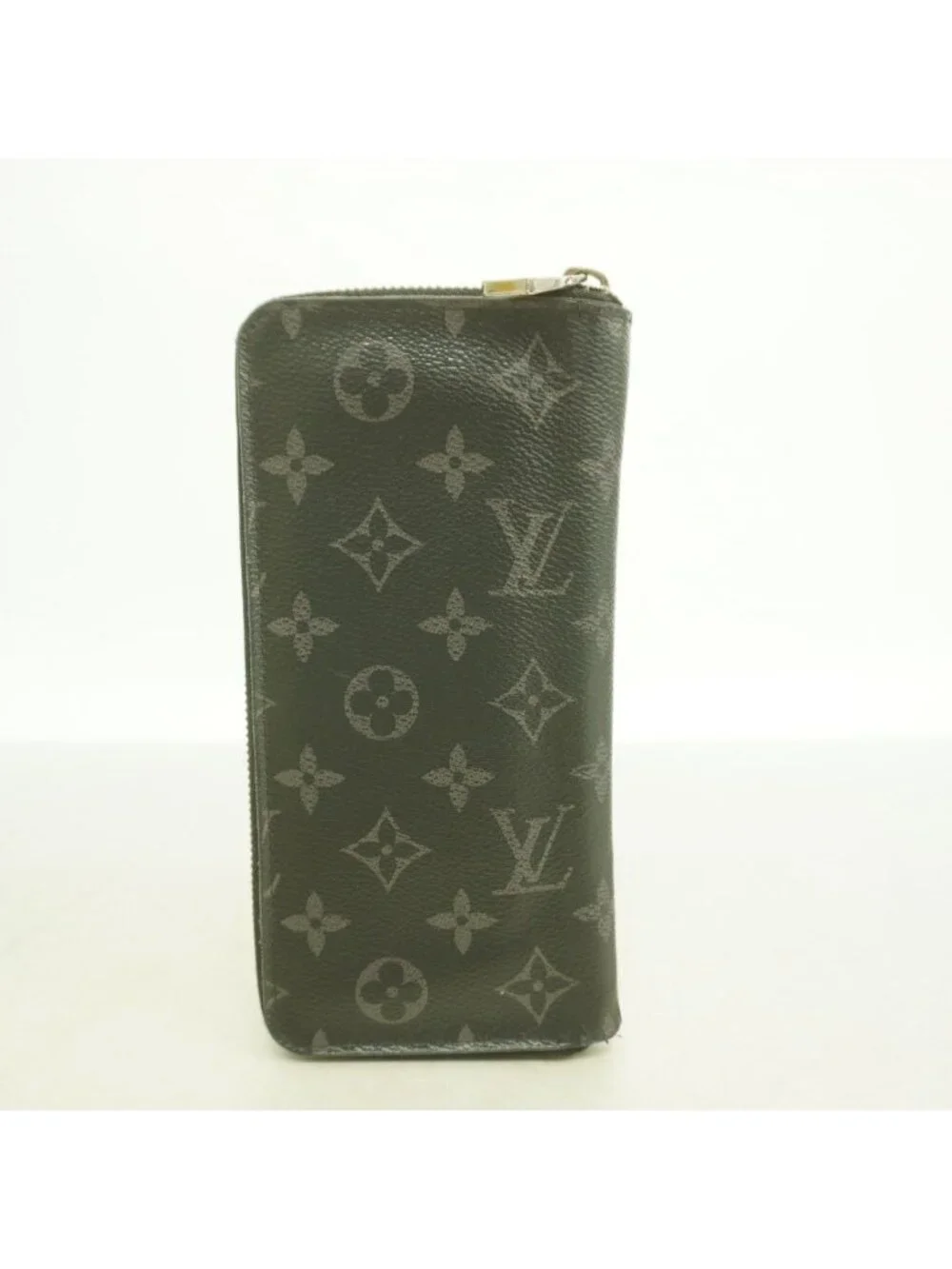 Louis Vuitton Wallet Monogram Eclipse Zippy Vertical Black